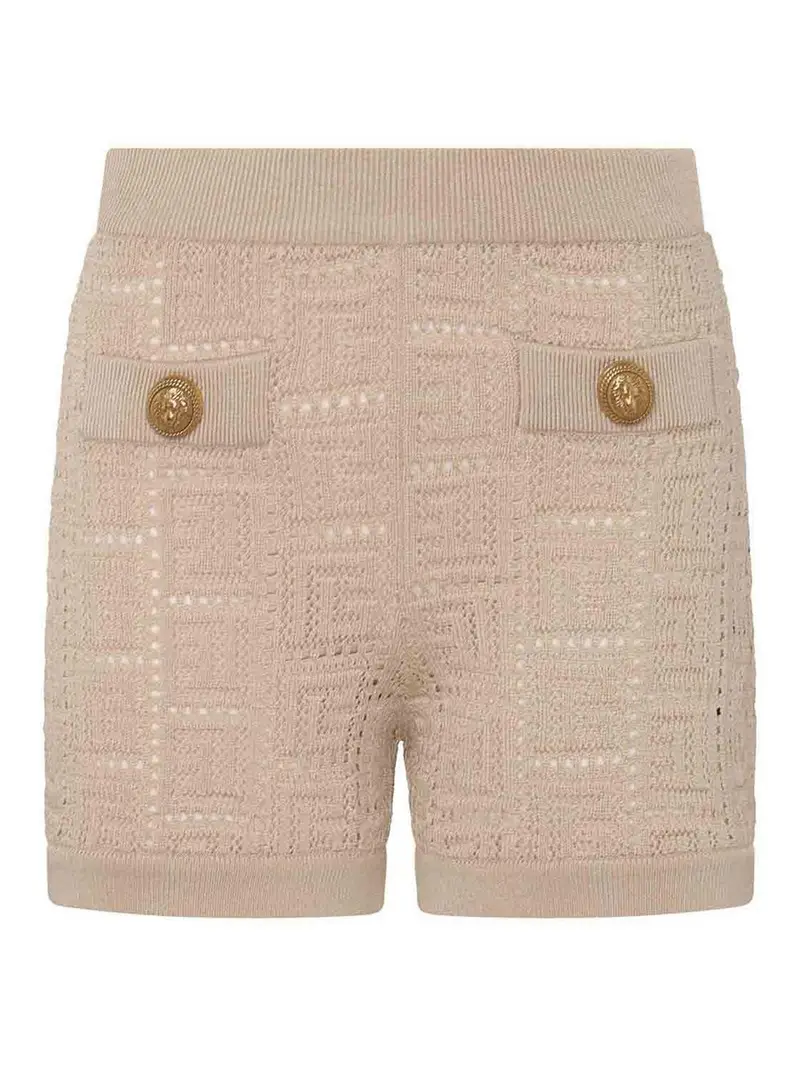 Shorts in maglia Ficelle di viscosa Rosa