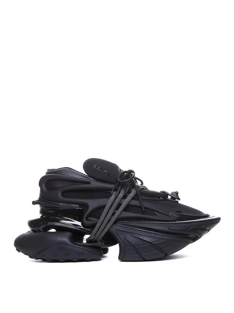 Sneaker in pelle unicorno Nero