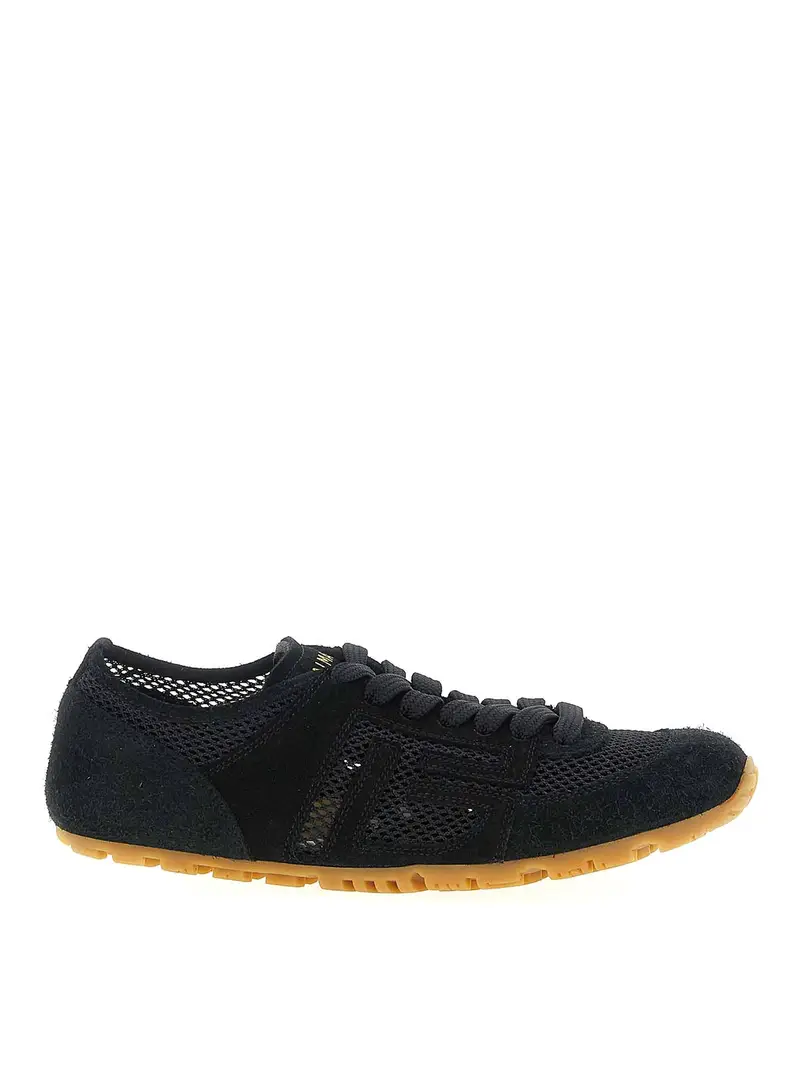 Sneakers Racer 45 in pelle scamosciata Nero
