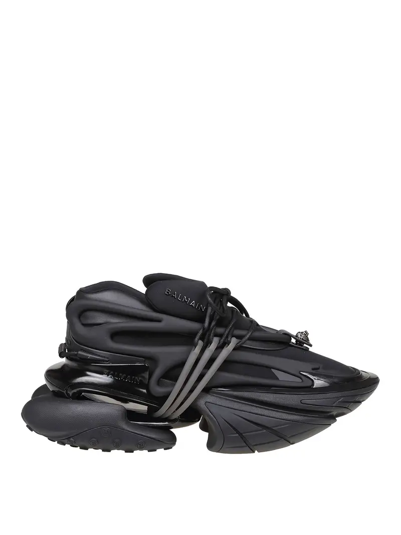 Balmain sneakers unicorn in neoprene Nero