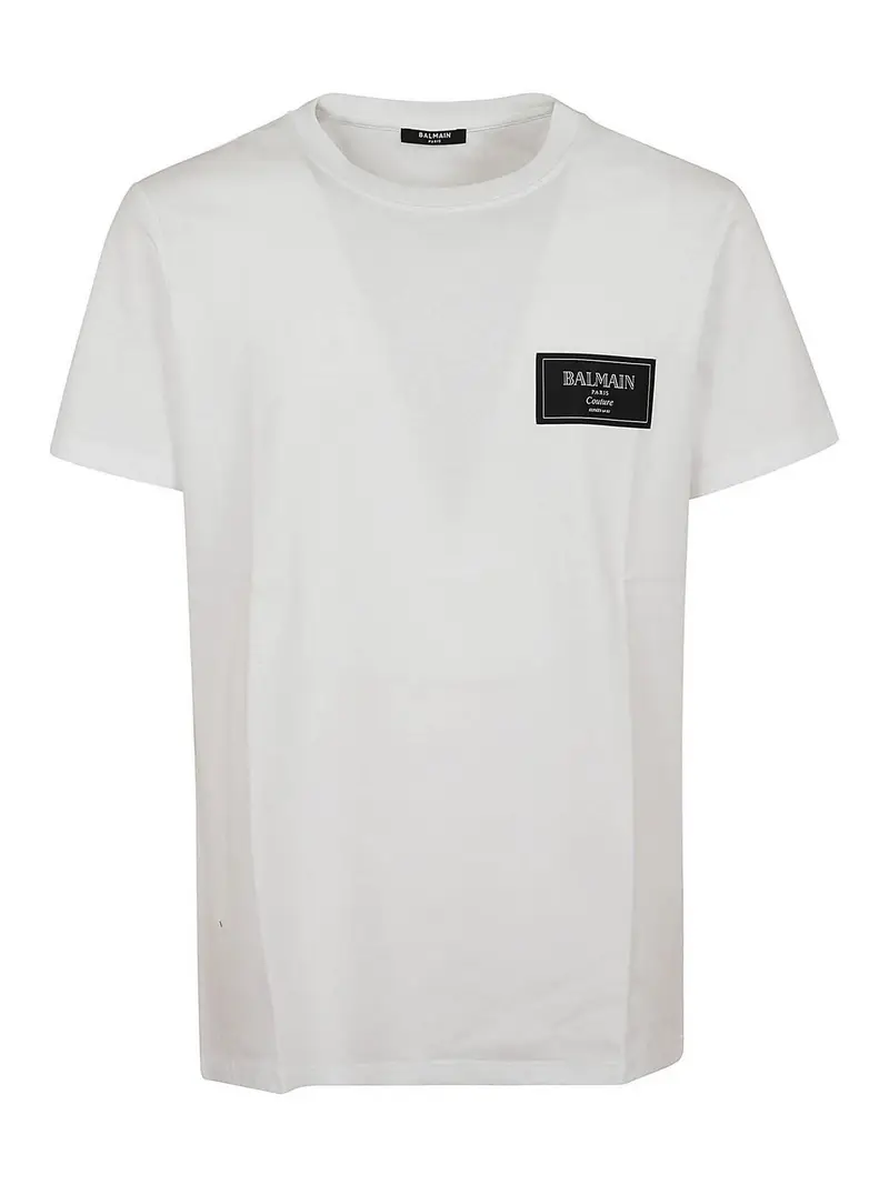Balmain T-shirt Bianco 4125445