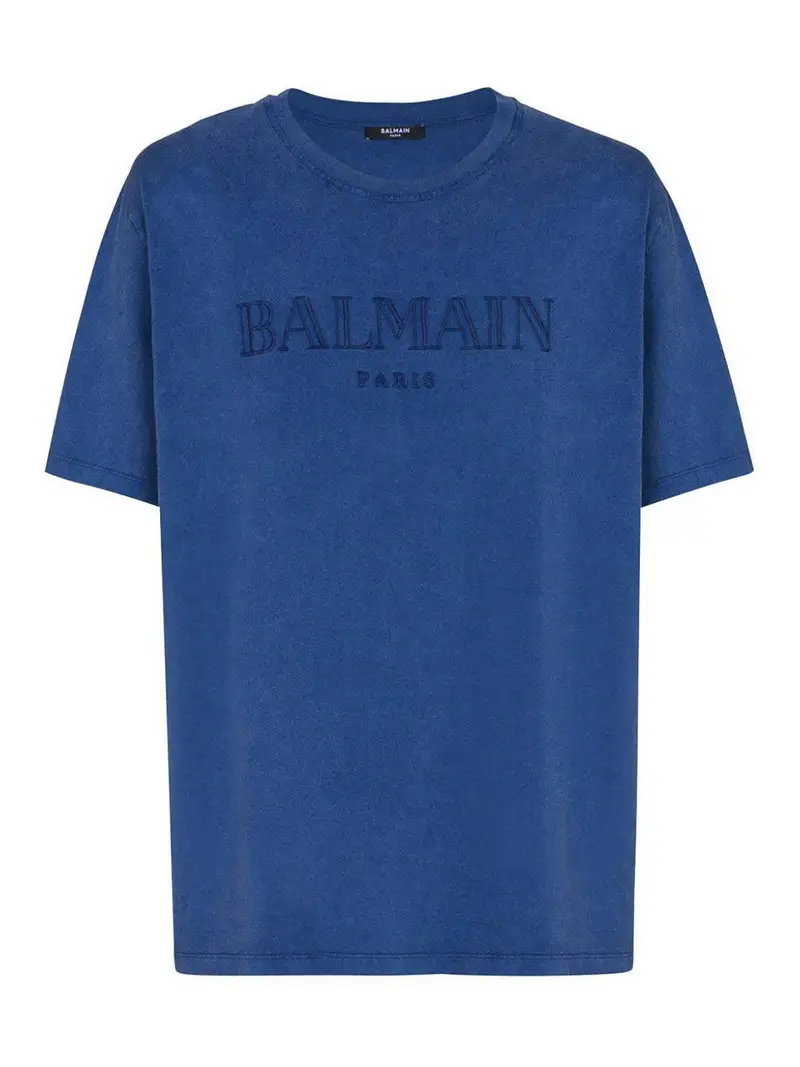 Balmain T-shirt Blu 3996738
