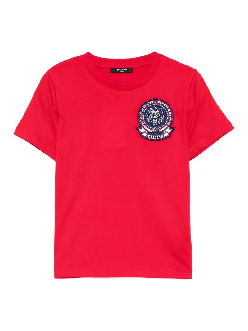 T-Shirt Con Logo Rosso