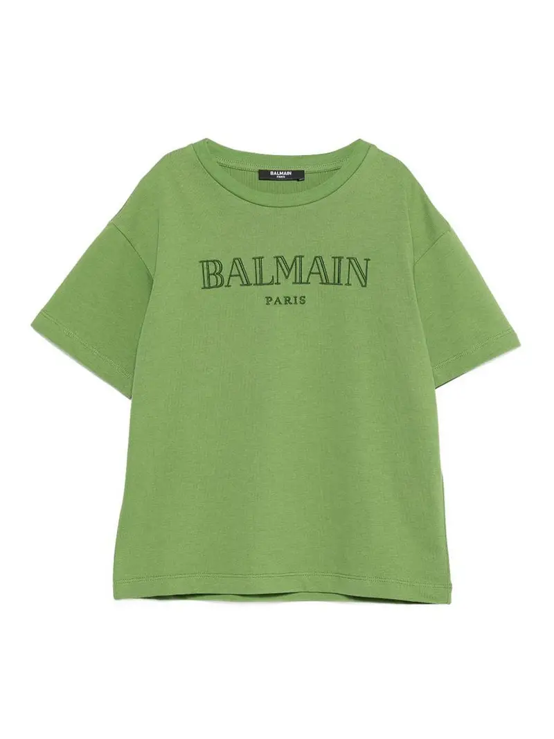 T-Shirt Con Logo Verde