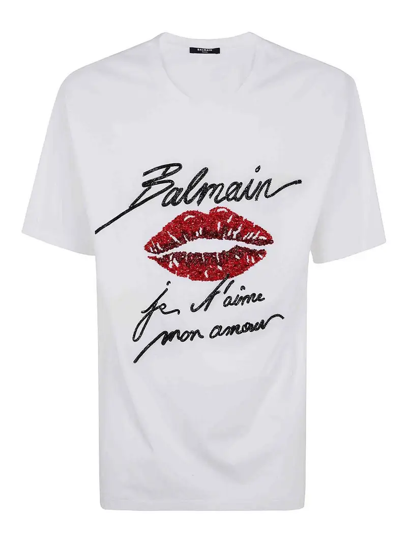 Balmain T-shirt Bianco 4032288