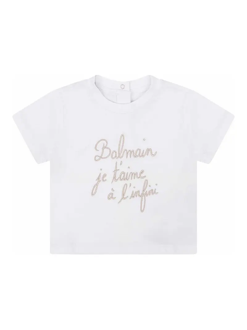 Balmain T-shirt Bianco 4012332
