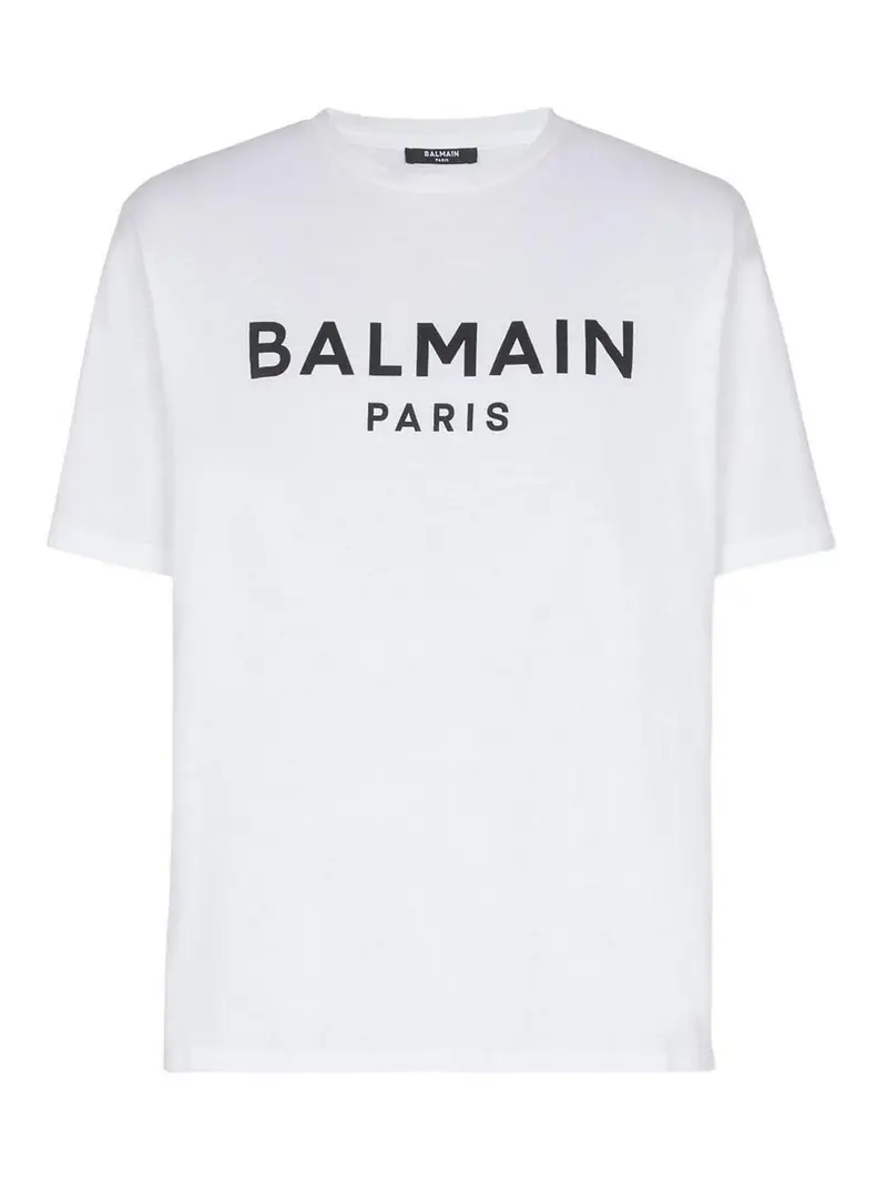 T-shirt con stampa di Parigi Bianco