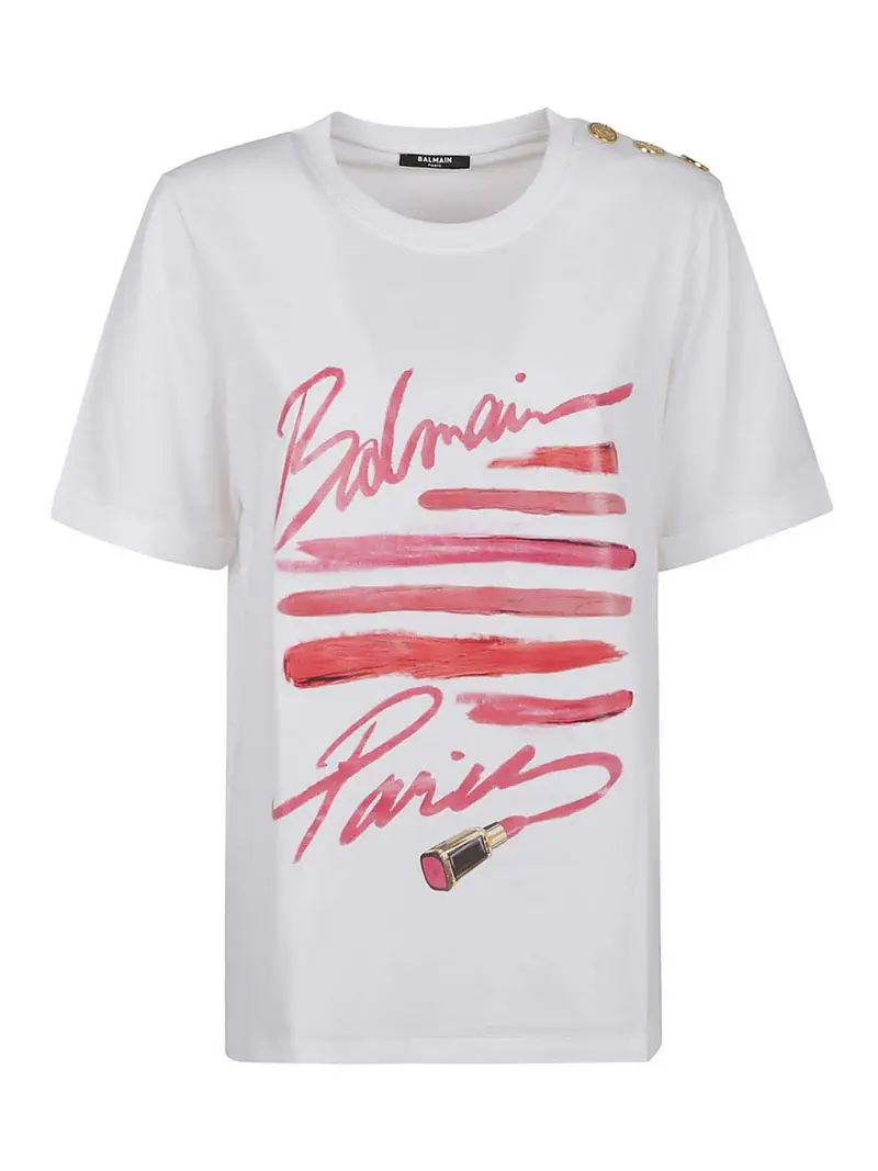 T-shirt con stampa Multicolore