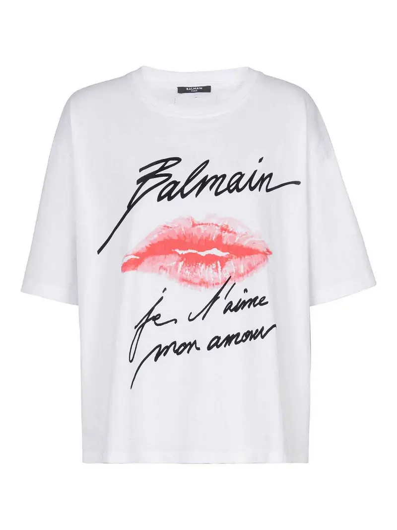 Balmain T-shirt Bianco 3264636