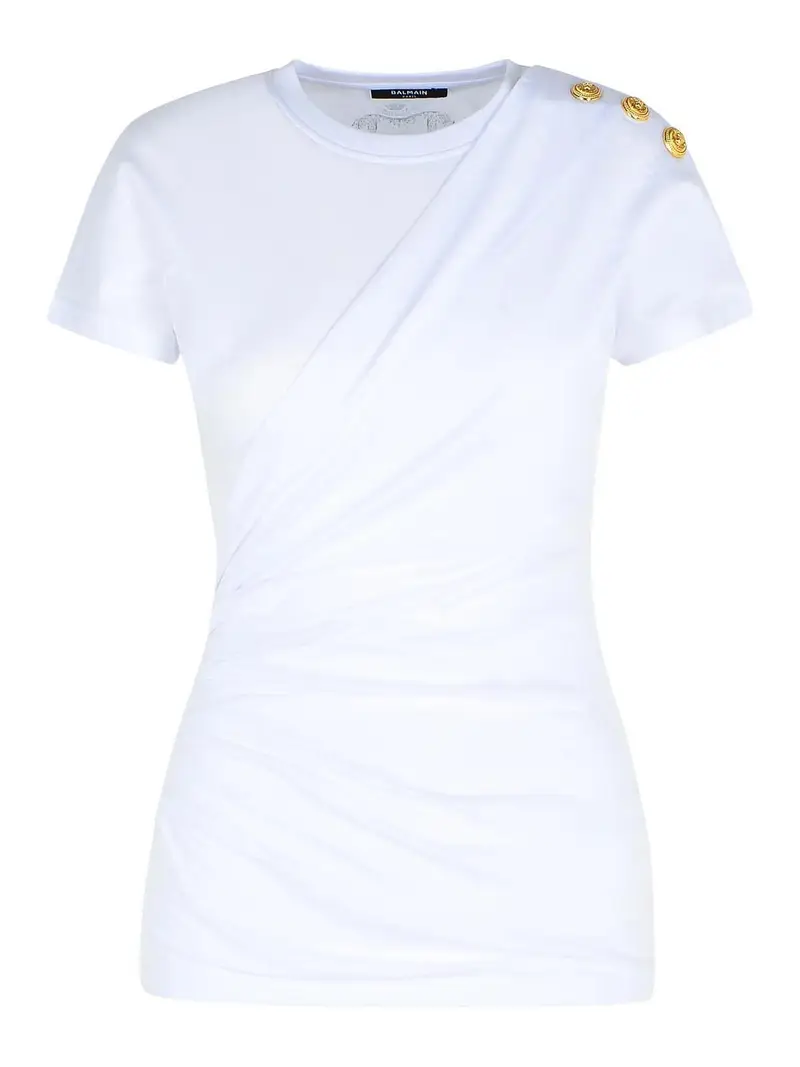 Balmain T-shirt Bianco 3381461