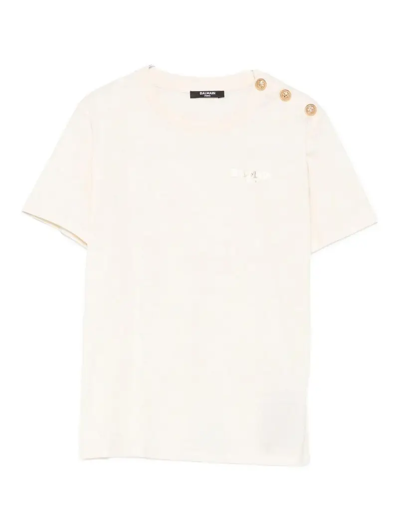 Balmain T-shirt Beige 4201549