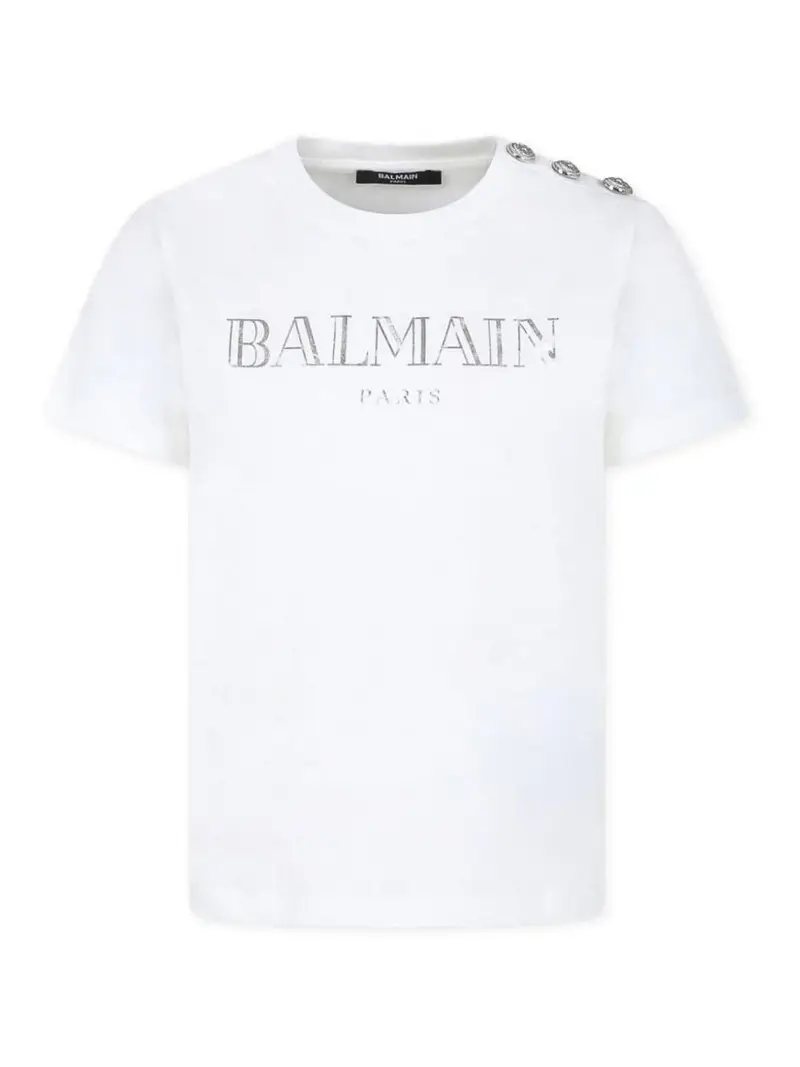Balmain T-shirt Bianco 3261446