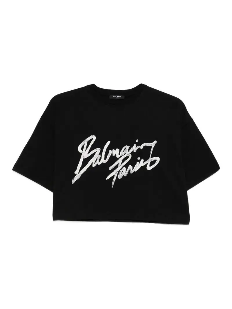 Balmain T-shirt Nero 4357075