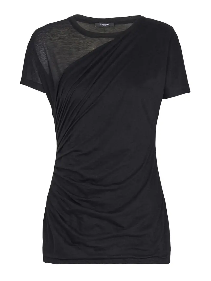 T-shirt in cotone Nero