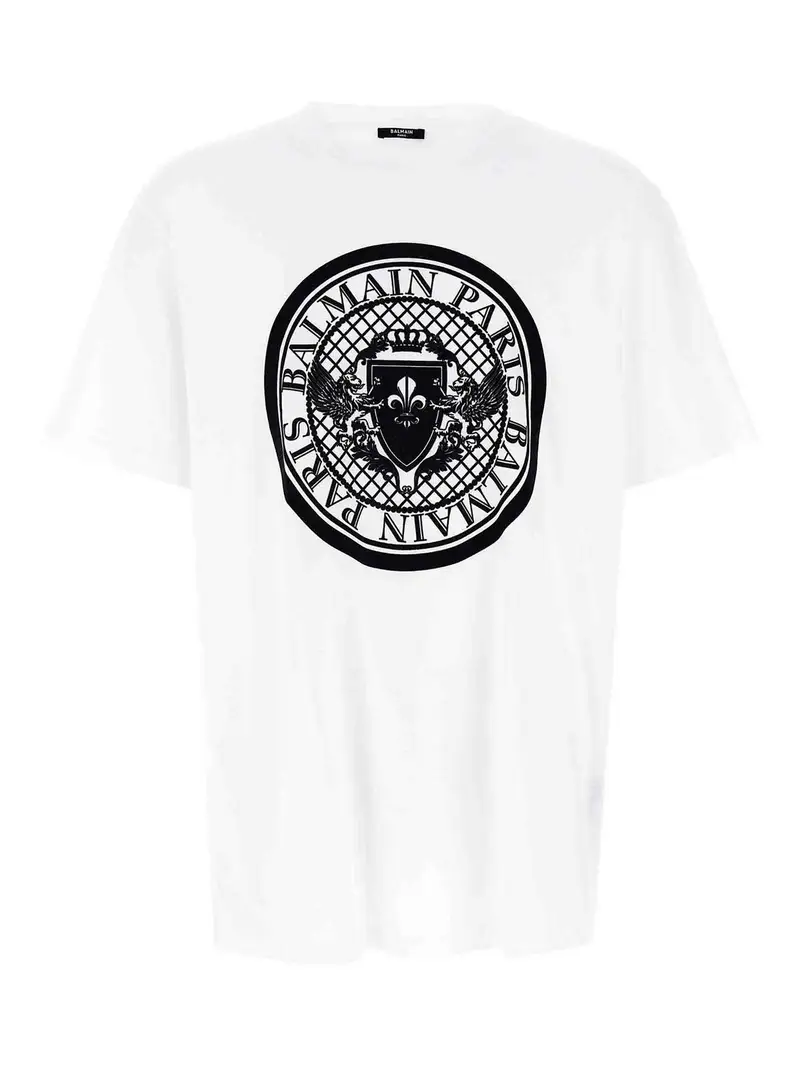 Balmain T-shirt Bianco 3266136