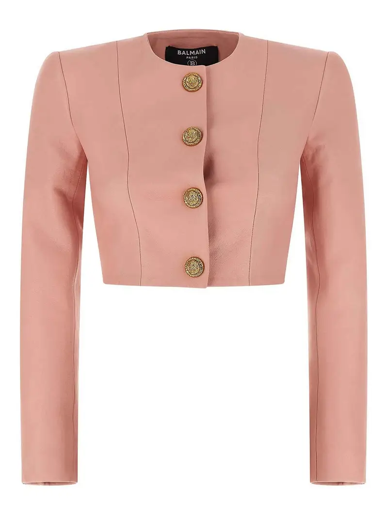 Testa Di Leone Bolero Blazer Color Carne E Neutri