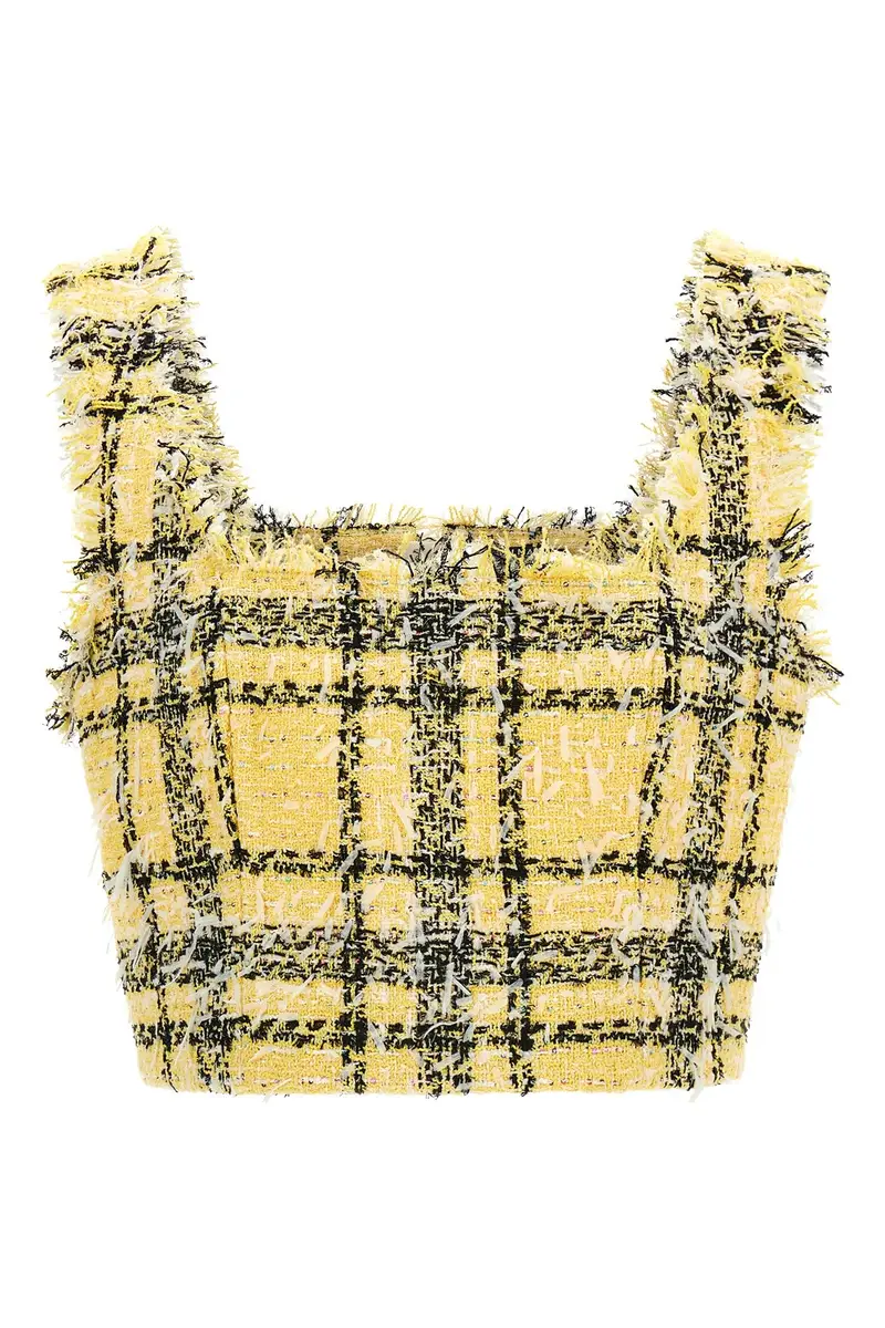 Balmain Top Giallo 4226436