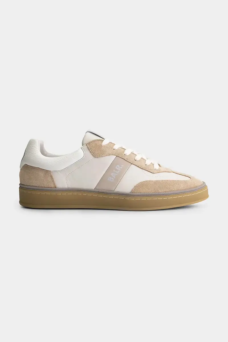. sneakers in pelle London Classic colore beige B1511.1049