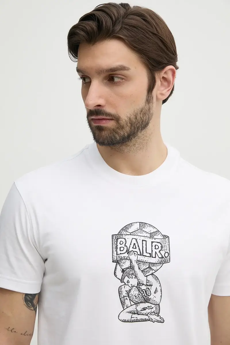 BALR T-shirt Uomo Bianco 3301636 miniatura 4