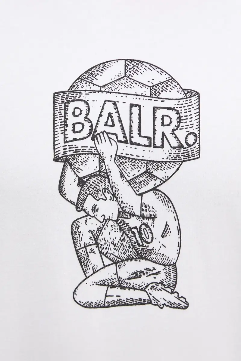 BALR T-shirt Uomo Bianco 3301636 miniatura 5