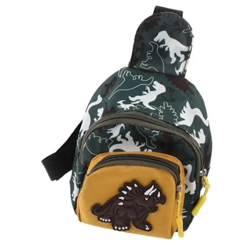 Baluue Tracolla per Piccola Tracolla Leggera e Resistente per Ragazzi e Ragazze per Giochi e Snack Colore Giallo