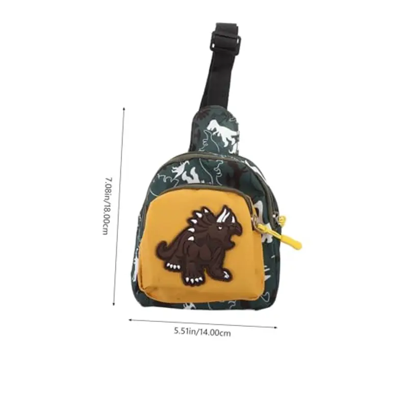 Baluue Tracolla per Piccola Tracolla Leggera e Resistente per Ragazzi e Ragazze per Giochi e Snack Colore Giallo miniatura 2