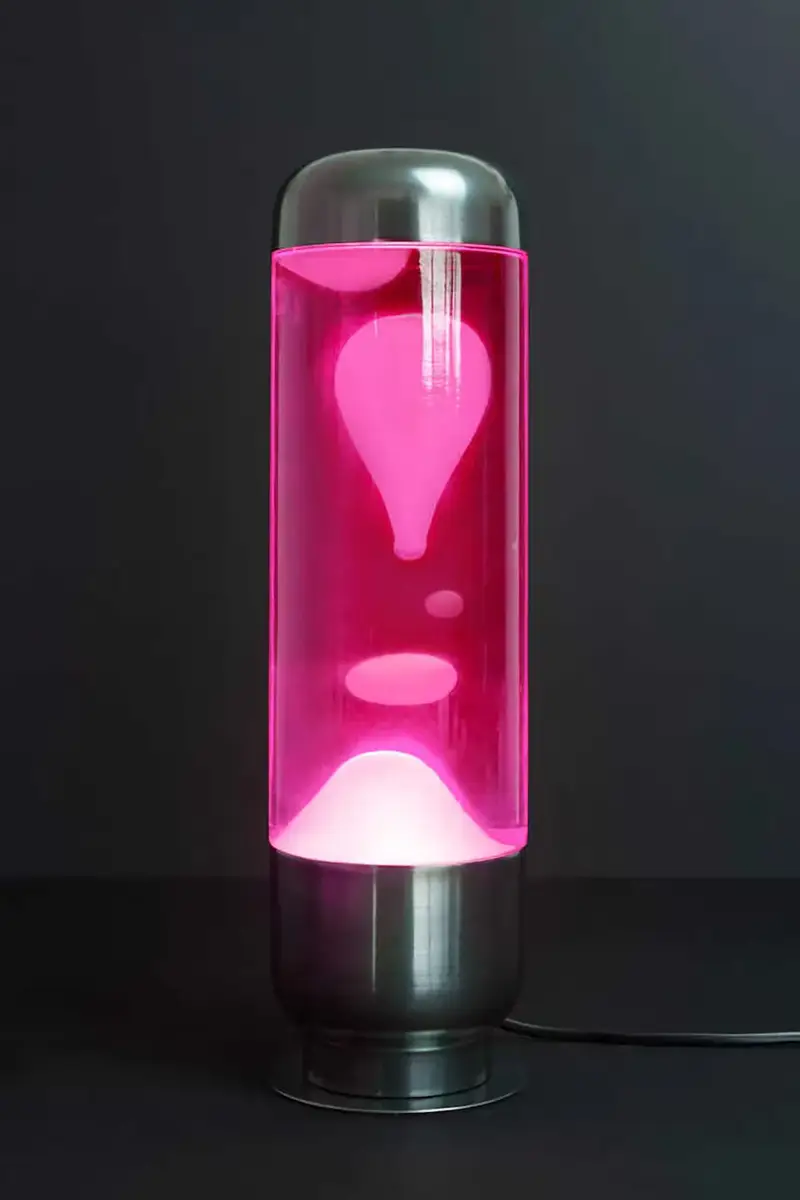 lampada da tavolo led Lava Capsule colore rosa miniatura 2