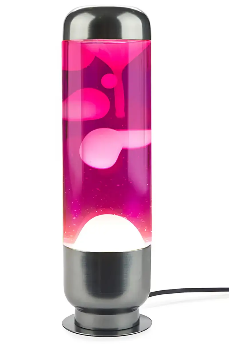 lampada da tavolo led Lava Capsule colore rosa
