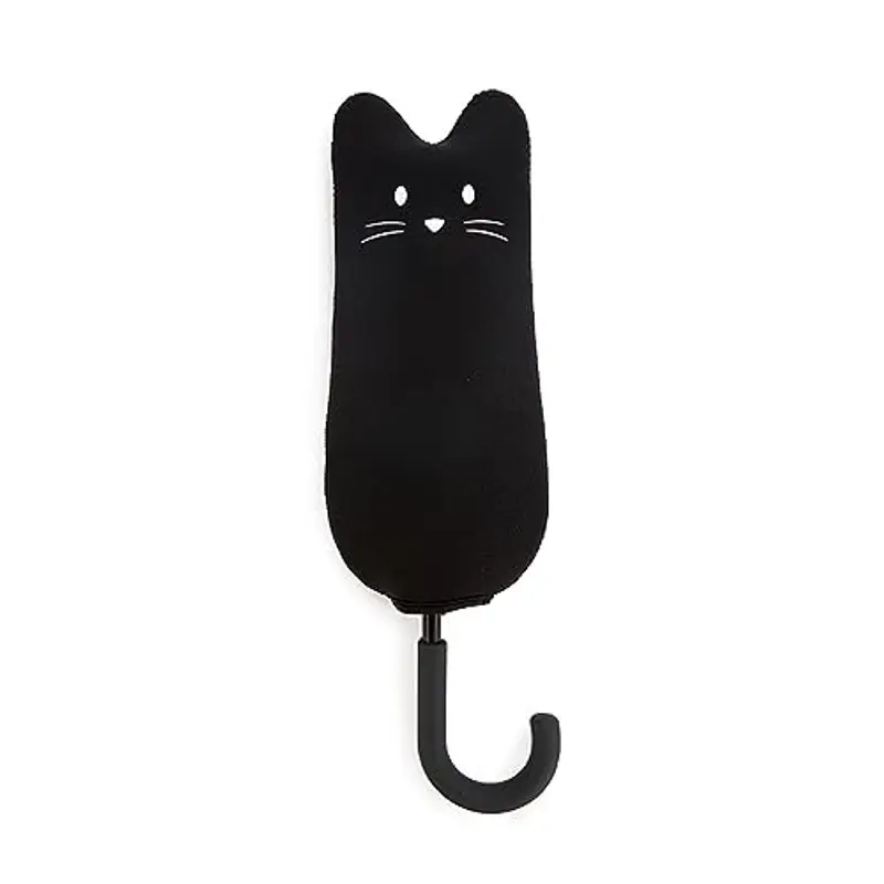 Balvi Ombrello Meowmbrella Colore Nero Disegno con Gatti Ovunque Nylon