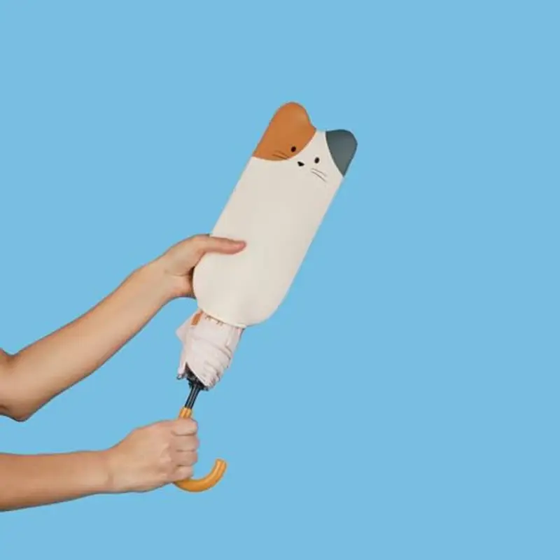 Balvi Ombrello Mewmbrella Calico Un Design con Gatti Ovunque Nylon miniatura 3