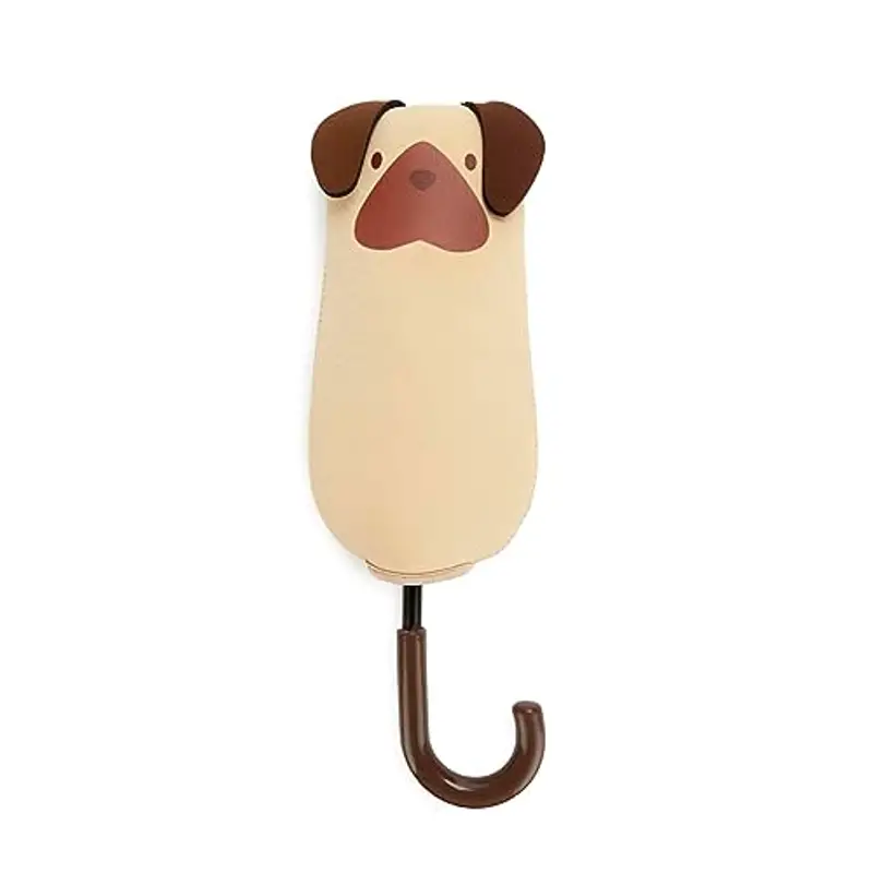 Balvi Ombrello Puppymbrella Colore Beige Include Custodia in Neoprene a Forma di Cane Nylon