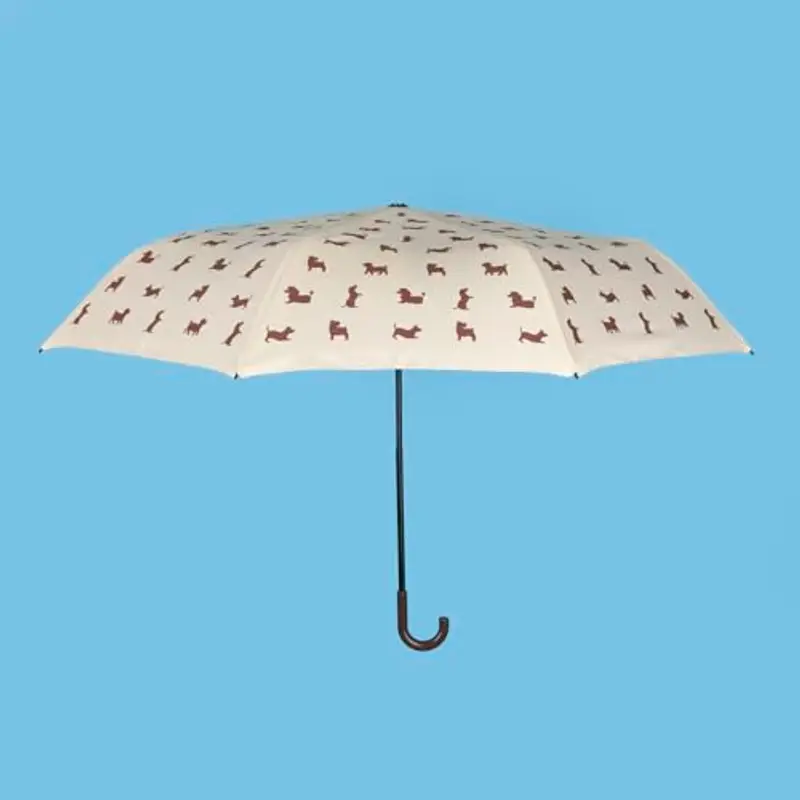 Balvi Ombrello Puppymbrella Colore Beige Include Custodia in Neoprene a Forma di Cane Nylon miniatura 3