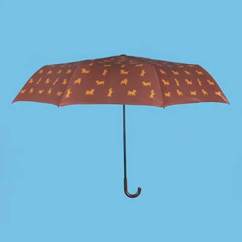 Balvi Ombrello Puppymbrella Colore Marrone Include Custodia in Neoprene a Forma di Cane Nylon miniatura 3
