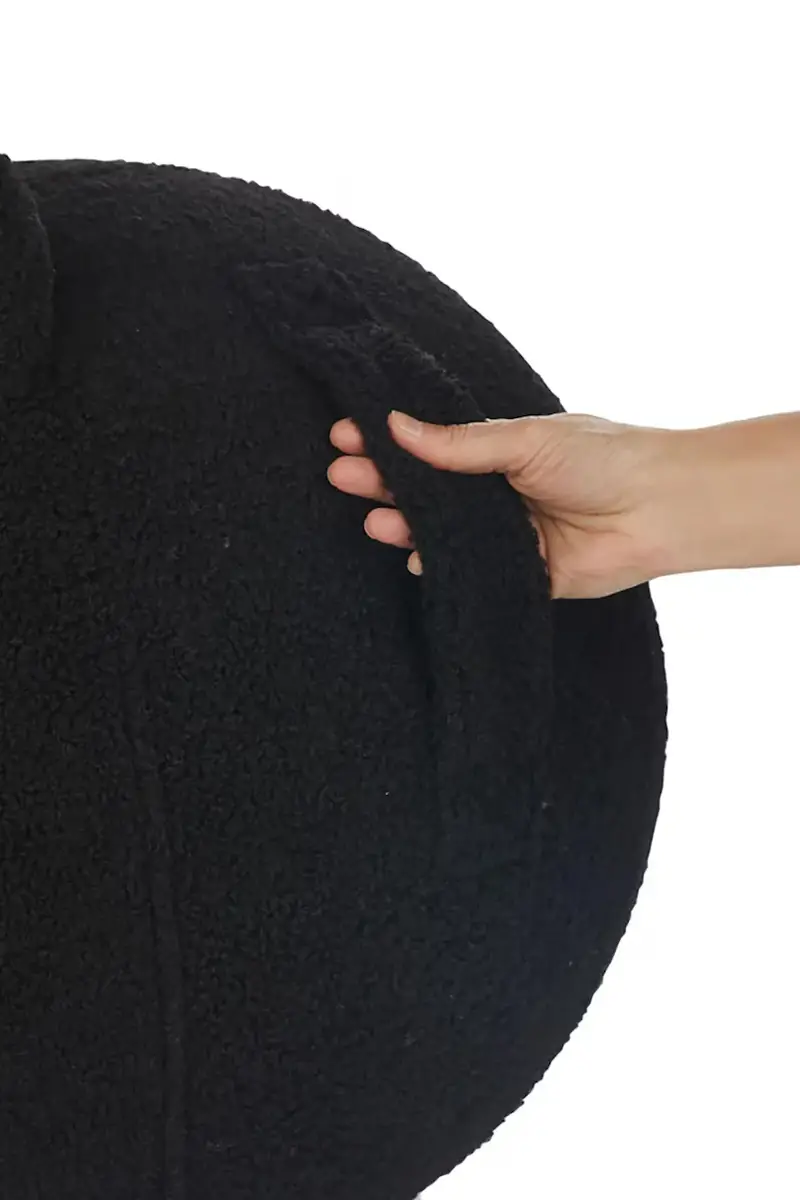 pouf Kitty colore nero miniatura 3