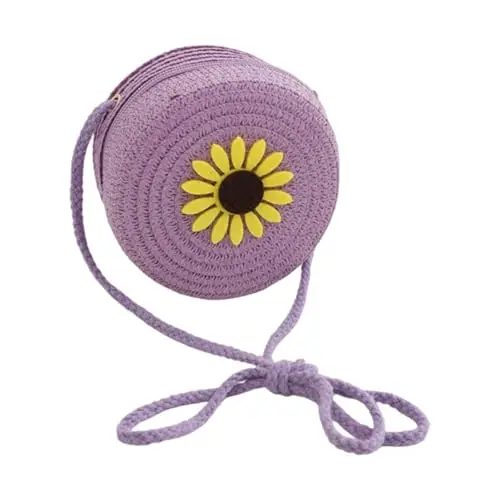 Bambini Regolabile Crossbody Paglia Portafoglio Leggero Borsa Per Le Attività All'aperto E Uso Quotidiano Di Borse Per