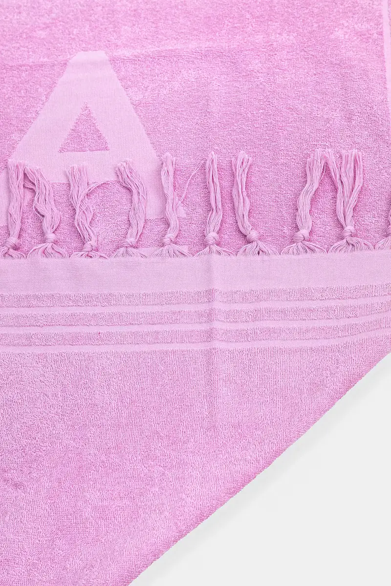 asciugamano con aggiunta di lana Towely colore rosa POPSY.TOWELY miniatura 3