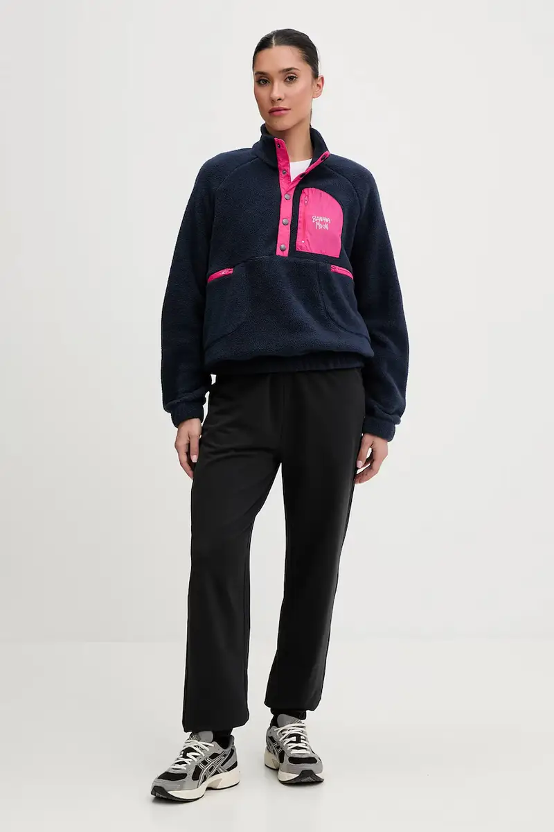 felpa in pile Hillside Blu navy miniatura 2