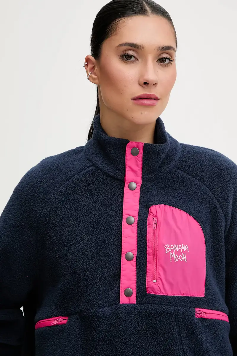 felpa in pile Hillside Blu navy miniatura 4