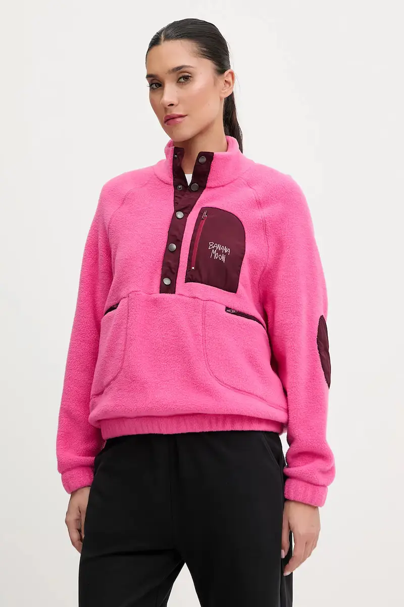 felpa in pile Hillside Rosa