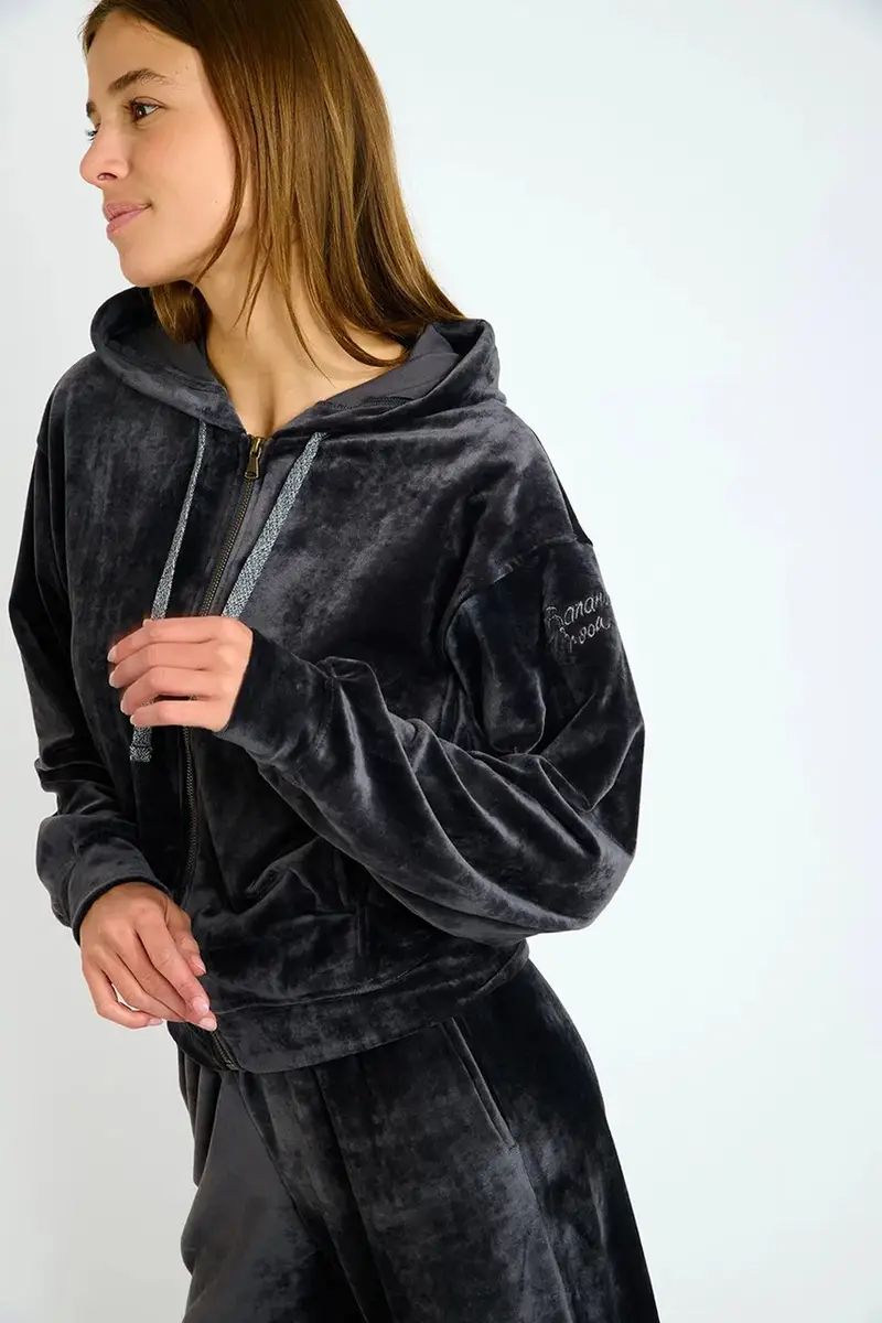 felpa Seachic donna colore grigio con cappuccio IVY.SEACHIC miniatura 4