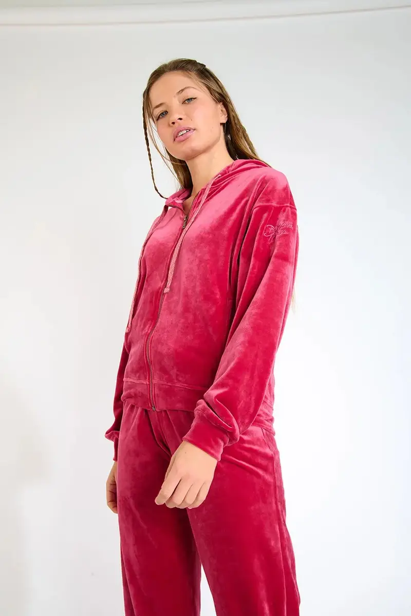 felpa Seachic donna colore rosa con cappuccio IVY.SEACHIC miniatura 3