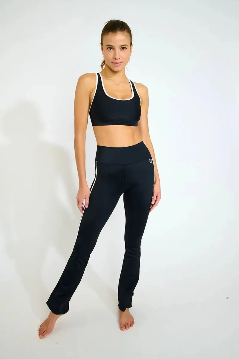 Banana Moon Leggings Donna Nero 3644891 miniatura 2