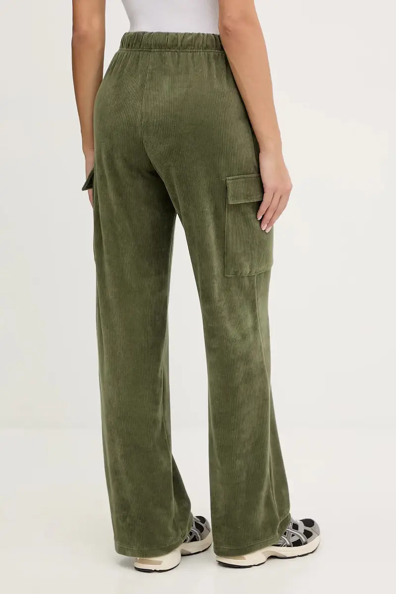 pantaloni da tuta in velluto Quandary Verde miniatura 3