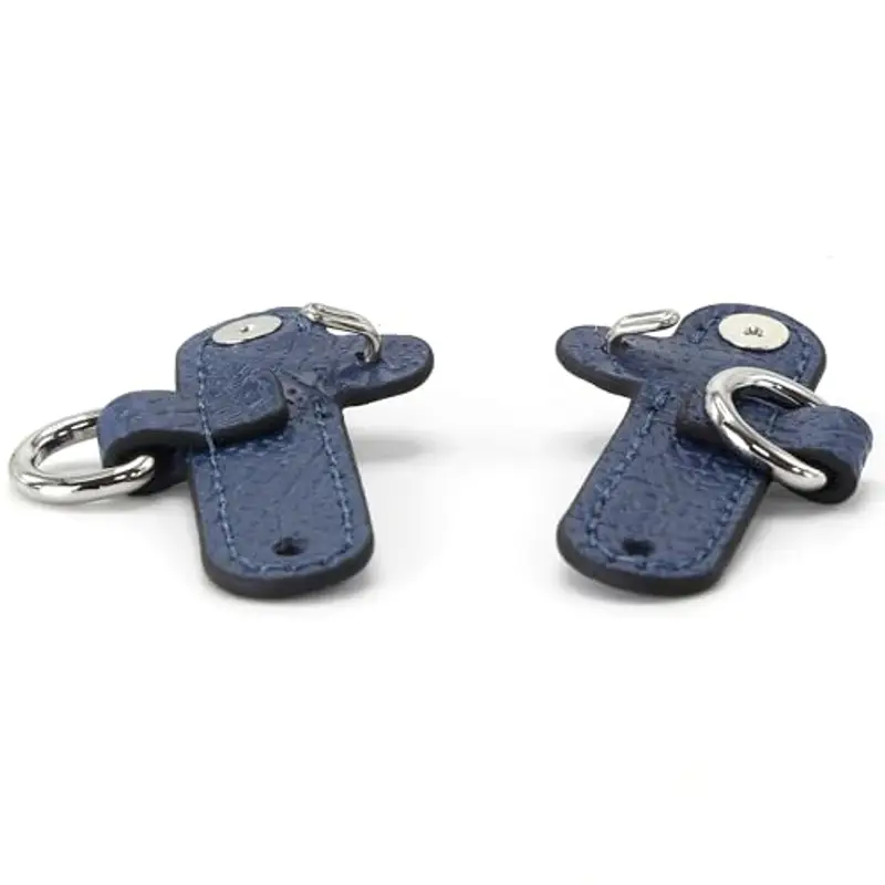 banbeln - Tracolla in pelle per borsetta, terracotta/nude/tortora/blu navy miniatura 3