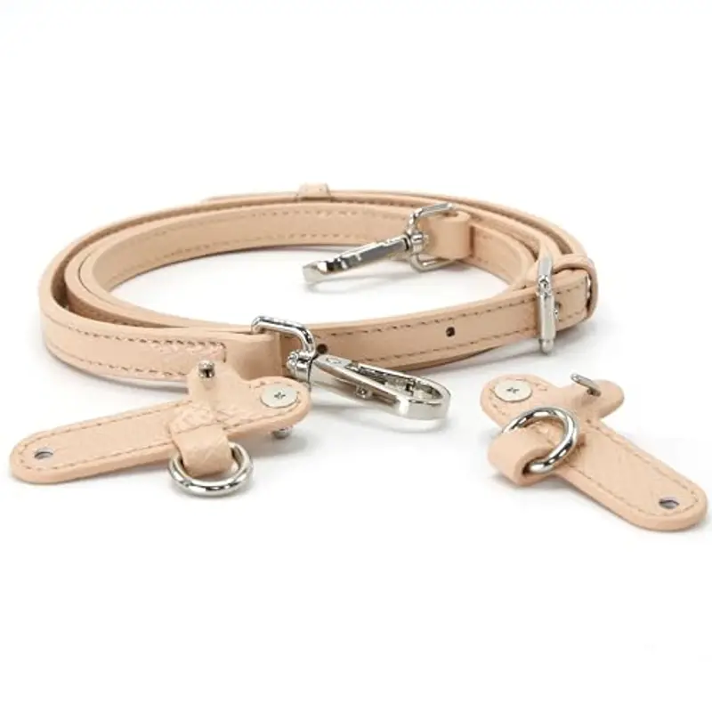 banbeln - Tracolla in pelle per borsetta, terracotta/nude/tortora/blu navy (set, rosa carne (lotus and pink 2))