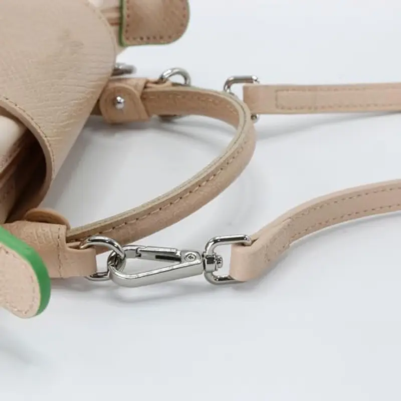 banbeln - Tracolla in pelle per borsetta, terracotta/nude/tortora/blu navy (set, rosa carne (lotus and pink 2)) miniatura 2