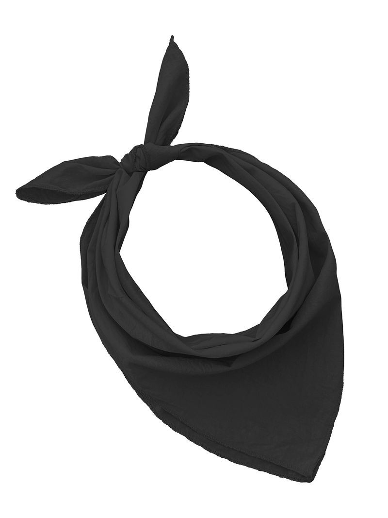 JOPHY & CO. Set 10 Bandane Cotone Unisex Nero