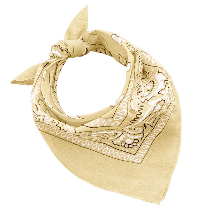 JOPHY & CO. Set 20 BANDANE Paisley Cotone Beige