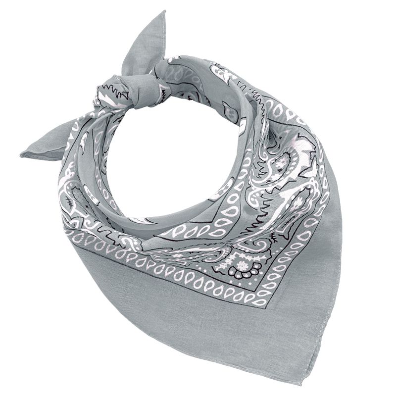 JOPHY & CO. Bandana Cotone Paisley Grigio