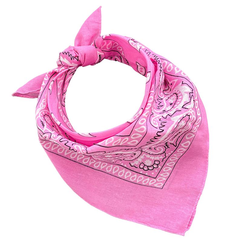 JOPHY & CO. Set 20 Bandane Cotone Paisley Rosa